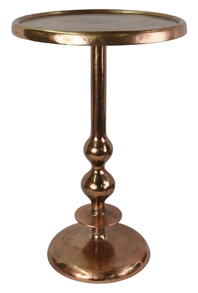 Copper Pedestalal Table - Click Image to Close
